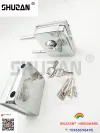Shuzan acero inoxidable reforzado cerradura de puerta cerradura de núcleo accesorios de cerradura de puerta de vidrio de oficina cerradura de cierre hidráulico bisagra cerradura de puerta antirrobo Application Scenario